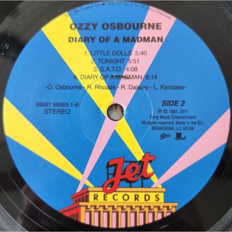 Osbourne, Ozzy, Diary Of A Madman (0886978666512) виниловая пластинка - фото 7