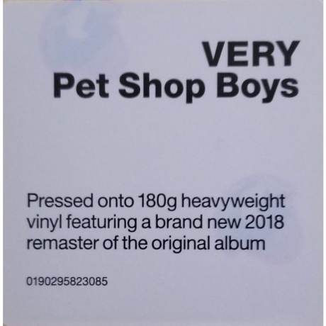 Pet Shop Boys - Very (0190295823085) виниловая пластинка - фото 4