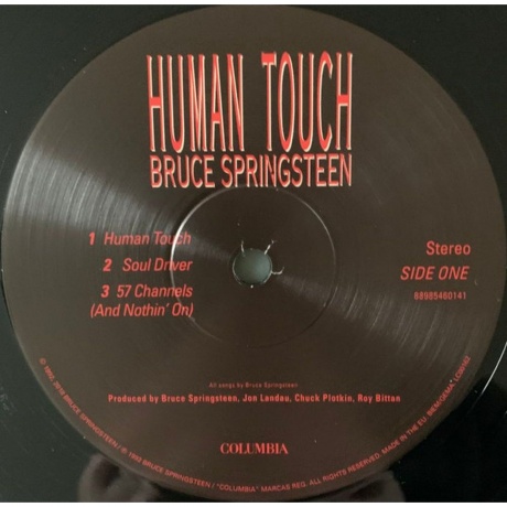 Bruce Springsteen - Human Touch (0889854601416) виниловая пластинка - фото 3