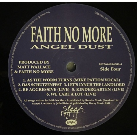 Faith No More - Angel Dust (0825646094608) виниловая пластинка - фото 7