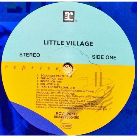 Little Village - Little Village (coloured) (0603497855490) виниловая пластинка - фото 3