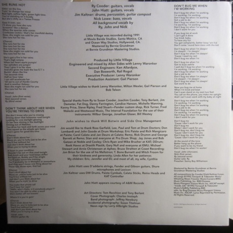 Little Village - Little Village (coloured) (0603497855490) виниловая пластинка - фото 9