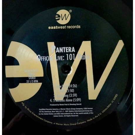 Pantera - Official Live - 101 Proof (0081227974312) виниловая пластинка - фото 4