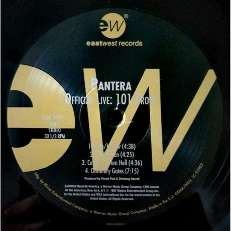 Pantera - Official Live - 101 Proof (0081227974312) виниловая пластинка - фото 6