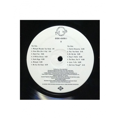 A Tribe Called Quest - Midnight Marauders (0012414149015) виниловая пластинка - фото 4