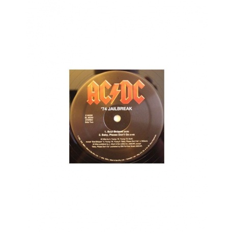 Виниловая пластинка AC/DC, 74 Jailbreak (0696998020016) - фото 4