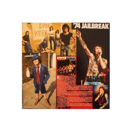 Виниловая пластинка AC/DC, 74 Jailbreak (0696998020016) - фото 5