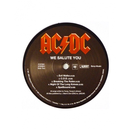 Виниловая пластинка AC/DC, For Those About To Rock (We Salute You) (5099751076612) - фото 7