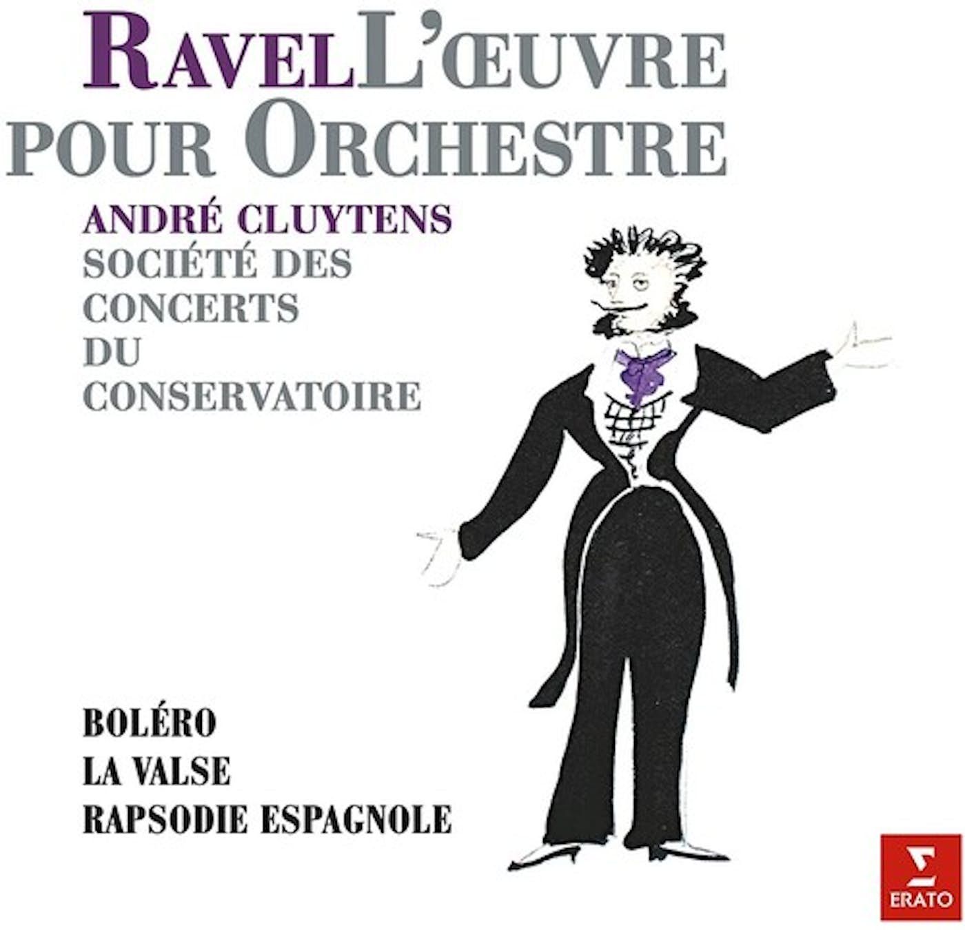 Виниловая пластинка Andre Cluytens, Ravel: Bolero, Rapsodie Espagnol (0190295459819) ravel bolero alborada del gracioso daphnis
