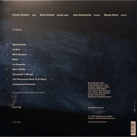 Anouar Brahem - Blue Maqams (0602557895421) виниловая пластинка - фото 2