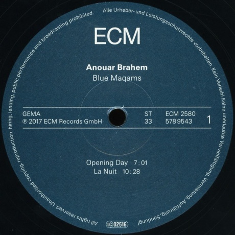 Anouar Brahem - Blue Maqams (0602557895421) виниловая пластинка - фото 3