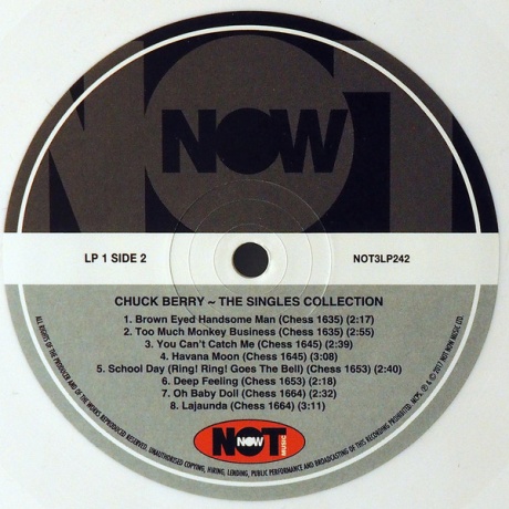 Виниловая пластинка Berry, Chuck, The Singles Collection (barcode 5060403742421) - фото 3
