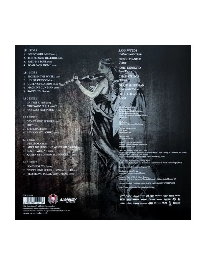 Виниловая пластинка Black Label Society, Unblackened (5060310150111) - фото 2