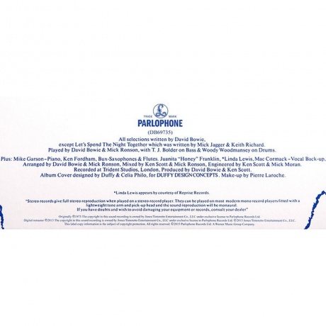 Bowie, David, Aladdin Sane (0825646289431) виниловая пластинка - фото 7