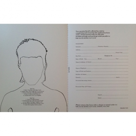 David Bowie - Aladdin Sane (0825646289431) виниловая пластинка - фото 11