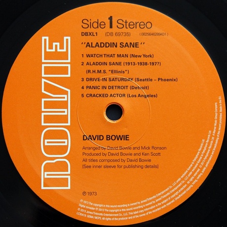David Bowie - Aladdin Sane (0825646289431) виниловая пластинка - фото 6