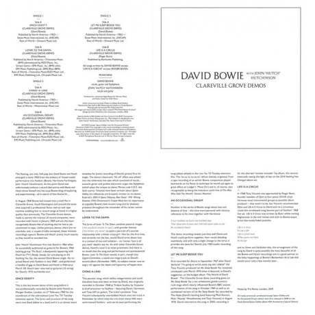 Виниловая пластинка Bowie, David, Clareville Grove Demos (barcode 0190295495060) - фото 5