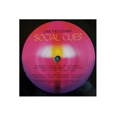 Cage The Elephant - Social Cues (0190759279212) виниловая пластинка - фото 5