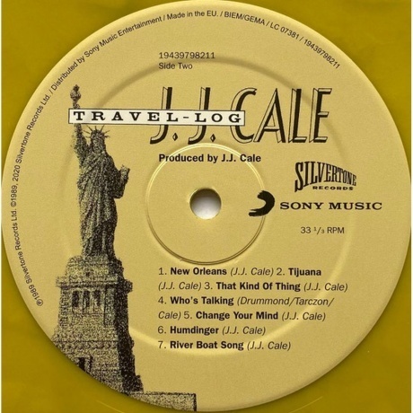 J.J. Cale - Travel-Log (coloured) (0194397982114) виниловая пластинка - фото 4