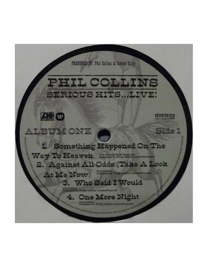 Виниловая пластинка Collins, Phil, Serious Hits… Live! (0603497854240) - фото 5