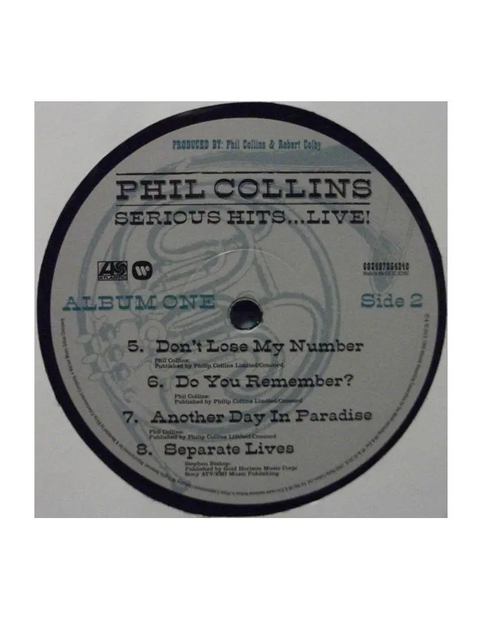 Виниловая пластинка Collins, Phil, Serious Hits… Live! (0603497854240) - фото 6