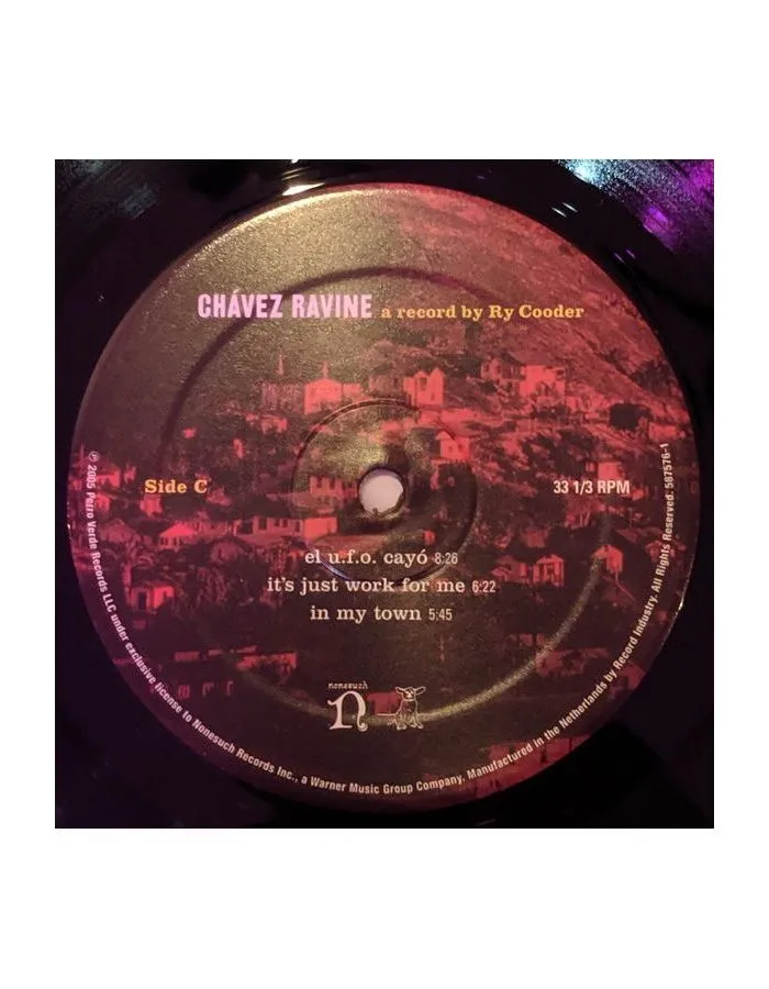 Виниловая пластинка Cooder, Ry, Chavez Ravine (0075597925999) - фото 5