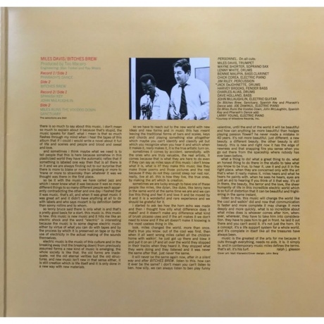 Miles Davis - Bitches Brew (0190759508619) виниловая пластинка - фото 3