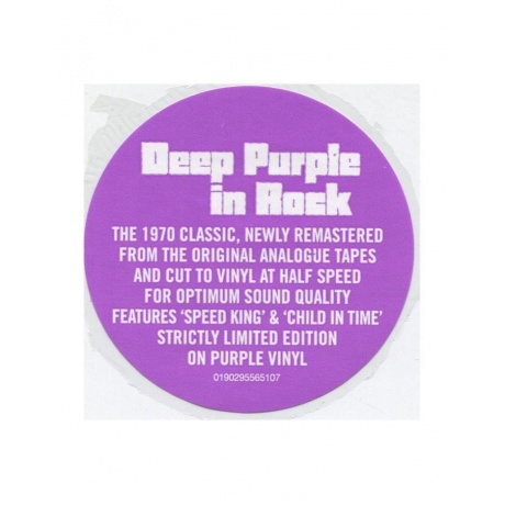 Виниловая пластинка Deep Purple, In Rock (0190295565107) - фото 13