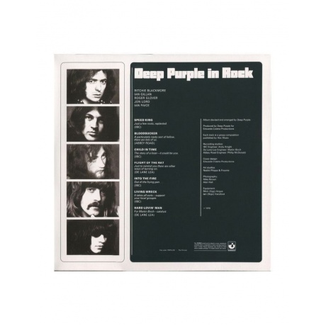 Виниловая пластинка Deep Purple, In Rock (0190295565107) - фото 9