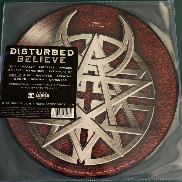 Виниловая пластинка Disturbed, Believe (0093624900061) - фото 1