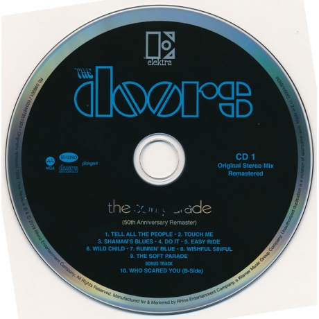 Виниловая пластинка Doors, The, The Soft Parade (50Th Anniversary) (barcode 0603497851324) - фото 20
