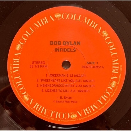 Bob Dylan - Infidels (0190758469515) виниловая пластинка - фото 3