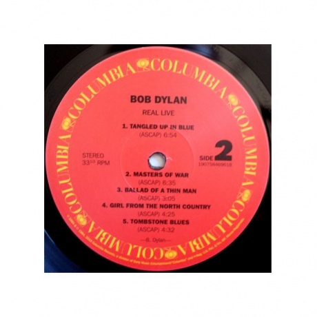 Виниловая пластинка Dylan, Bob, Real Live (barcode 0190758469614) - фото 6