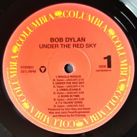 Виниловая пластинка Dylan, Bob, Under The Red Sky (barcode 0190758469416) - фото 3