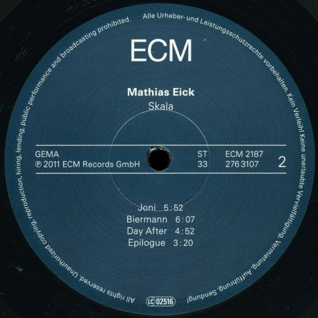 Mathias Eick - Skala (0602527631073) виниловая пластинка - фото 4