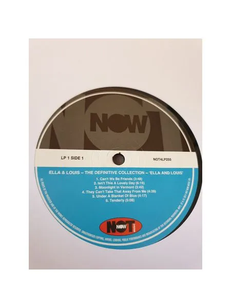 Виниловая пластинка Ella &amp; Louis, The Definitive Collection (barcode 5060403742551) - фото 5