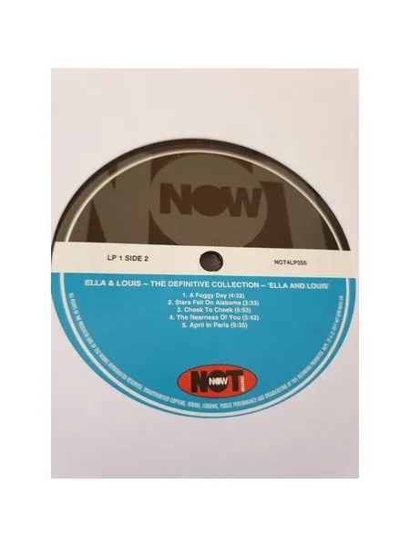 Виниловая пластинка Ella &amp; Louis, The Definitive Collection (barcode 5060403742551) - фото 6