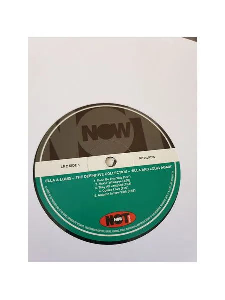 Виниловая пластинка Ella &amp; Louis, The Definitive Collection (barcode 5060403742551) - фото 7