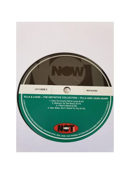 Виниловая пластинка Ella &amp; Louis, The Definitive Collection (barcode 5060403742551) - фото 8
