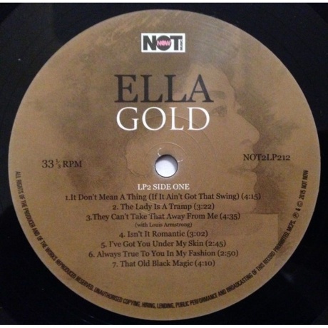 Ella Fitzgerald - Gold (2Lp, Gatefold) (5060403742124) виниловая пластинка - фото 6