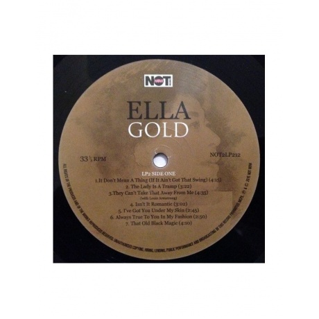 Виниловая пластинка Fitzgerald, Ella, Gold (5060403742124) - фото 6