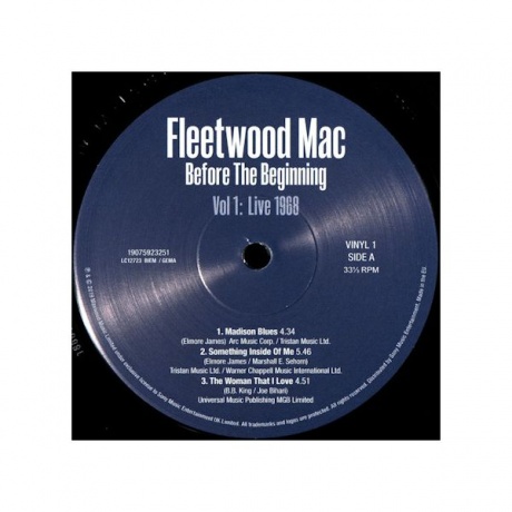 Виниловая пластинка Fleetwood Mac, Before The Beginning 1968–1970 Vol. 1 (barcode 0190759232514) - фото 5