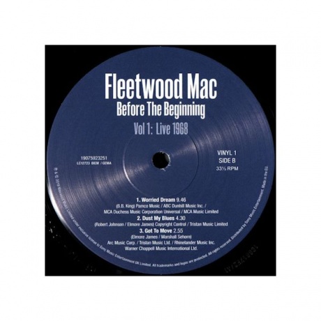 Виниловая пластинка Fleetwood Mac, Before The Beginning 1968–1970 Vol. 1 (barcode 0190759232514) - фото 6