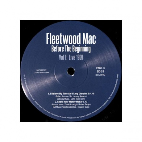 Виниловая пластинка Fleetwood Mac, Before The Beginning 1968–1970 Vol. 1 (barcode 0190759232514) - фото 10