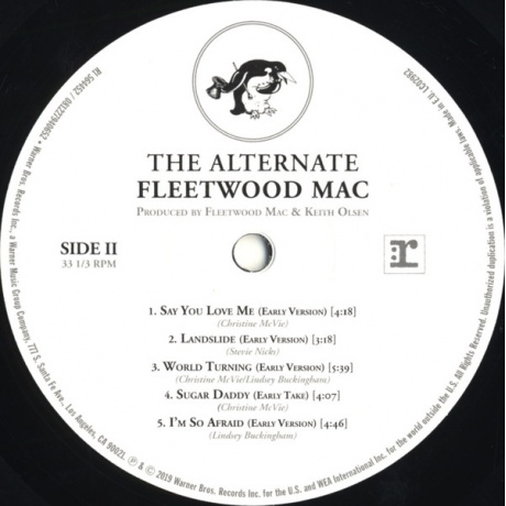 Виниловая пластинка Fleetwood Mac, The Alternate Fleetwood Mac (barcode 0081227940652) - фото 5