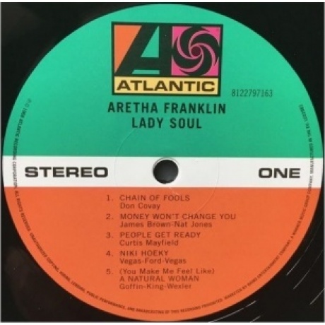 Franklin, Aretha, Lady Soul (0081227971632) виниловая пластинка - фото 4