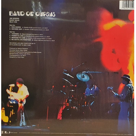 Виниловая пластинка Hendrix, Jimi, Band Of Gypsys (50Th Anniversary) (barcode 0194397725018) - фото 2