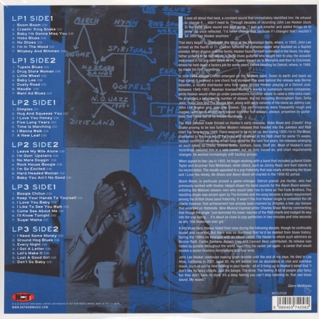 John Lee Hooker - Boom Boom (coloured) (5060403742582) виниловая пластинка - фото 2