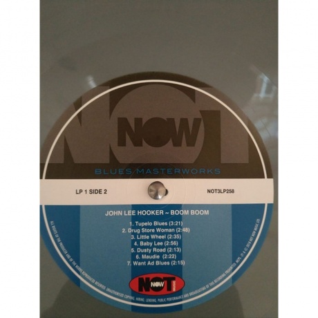 John Lee Hooker - Boom Boom (coloured) (5060403742582) виниловая пластинка - фото 4