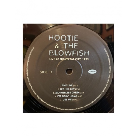 Виниловая пластинка Hootie &amp; The Blowfish, Live At Nick'S Fat City, Pittsburgh, Pa, February 3, 1995 (0603497851973) - фото 3